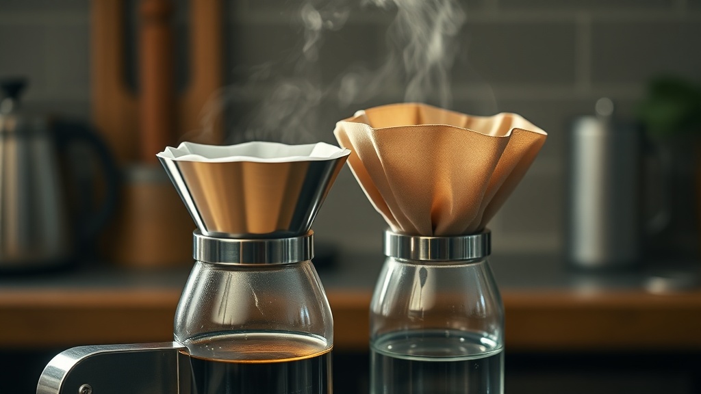 Stainless steel vs cloth coffee filters sustainability comparison