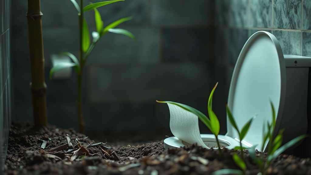 Bamboo Toilet Paper Breakdown Test in Septic Systems