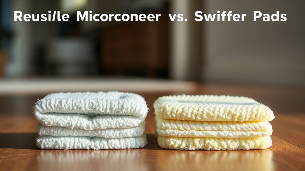 Reusable Microfiber vs Swiffer Pads: Dirt Retention After 20 Washes