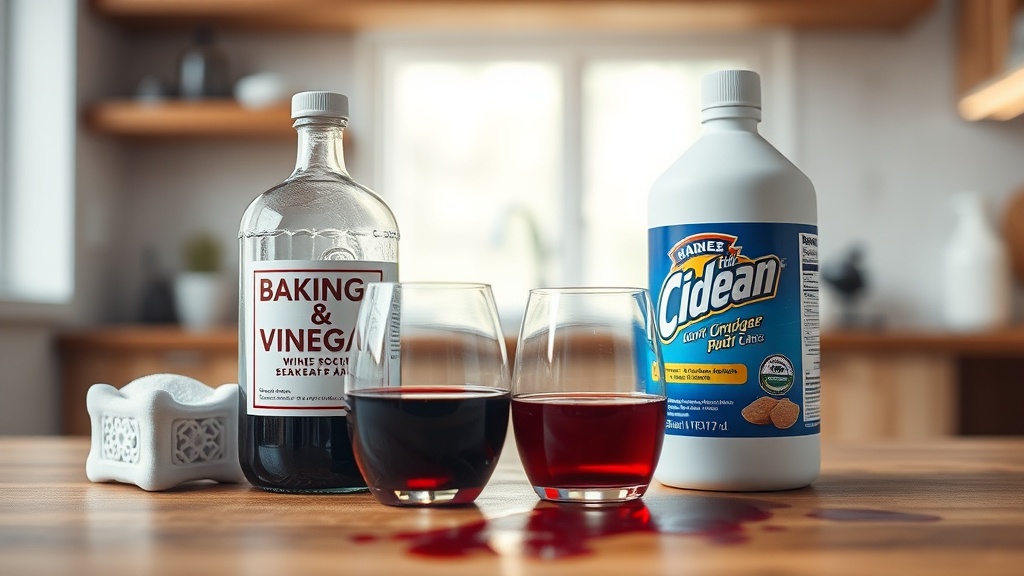 Baking Soda & Vinegar vs OxiClean: Wine and Blood Stain Test